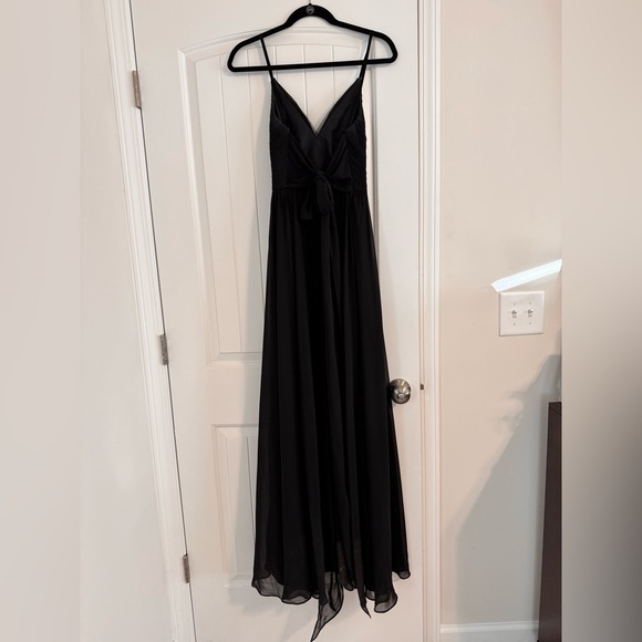 Azazie Black Maxi Dress - Picture 2 of 4